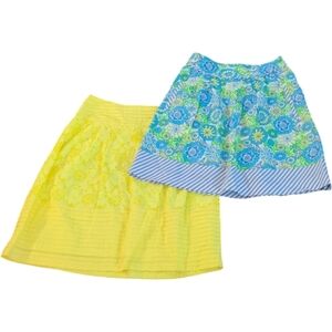 2 LILLY‎ PULITZER SIZE 2 SKIRTS TWO BUNDLE Skirt